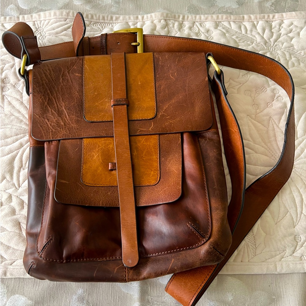 Leather Satchel Crossbody